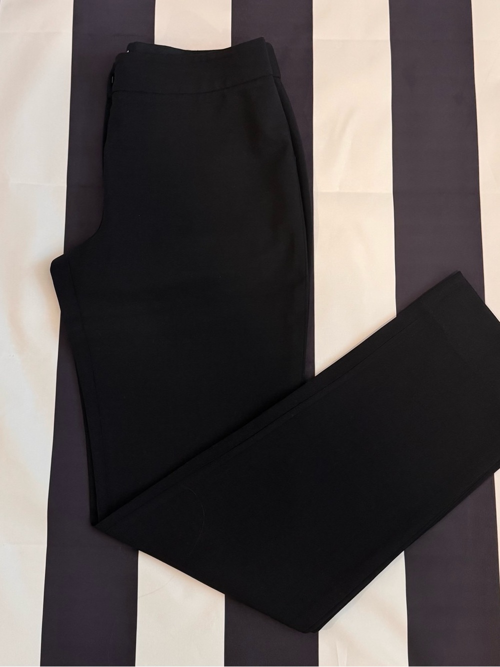 Armani Collezioni Black Tailored Trousers